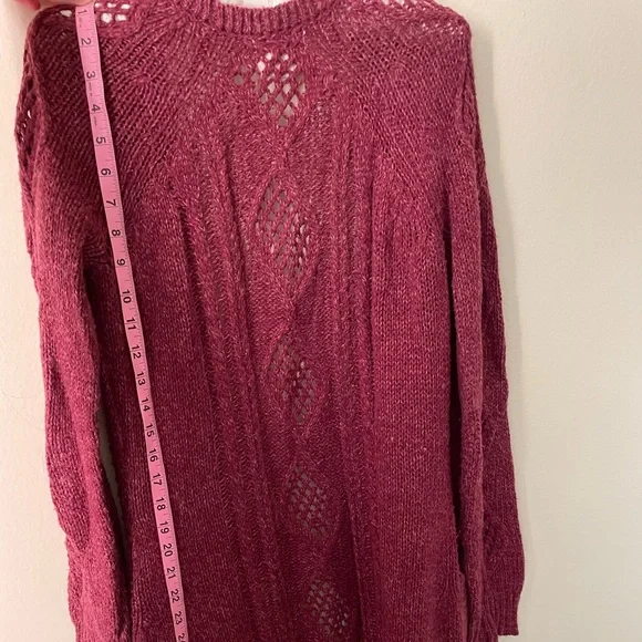 LONG BEAUTIFUL KNITTED CARDIGAN - Picture 7 of 12